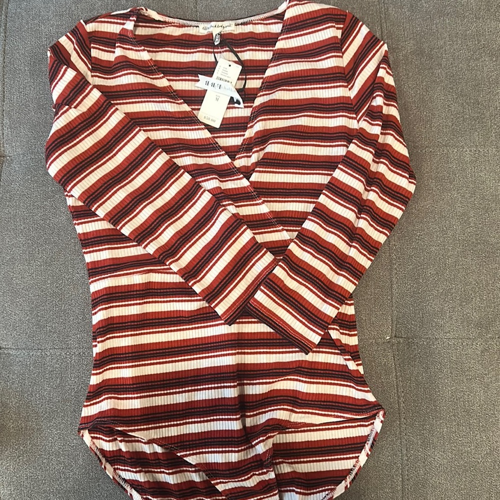 Anthropologie Size Medium LBB Bodysuit NWT